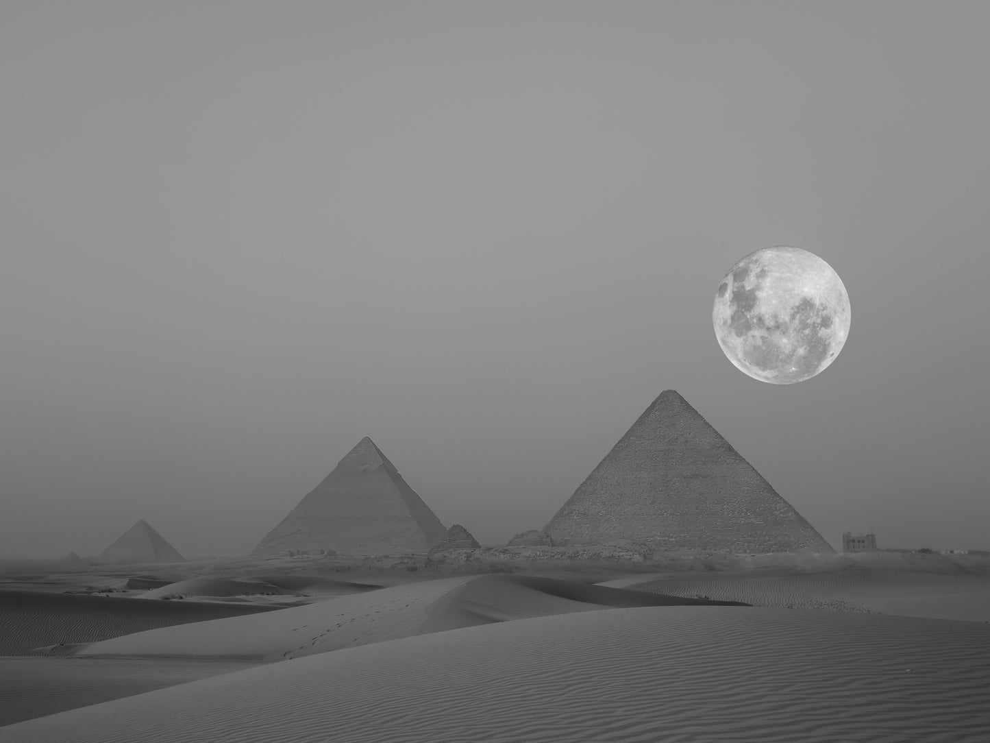 John GOLLINGS: Pyramid by moonlight