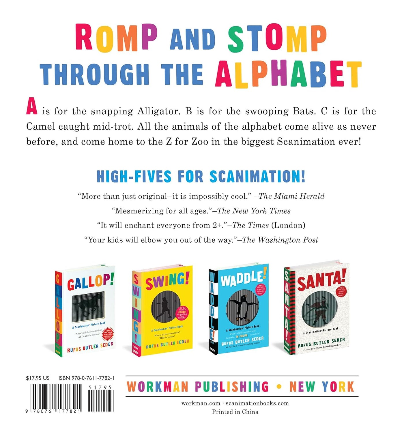 ABC Animals! A scanimation picture book