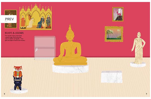 Art Gallery sticker book