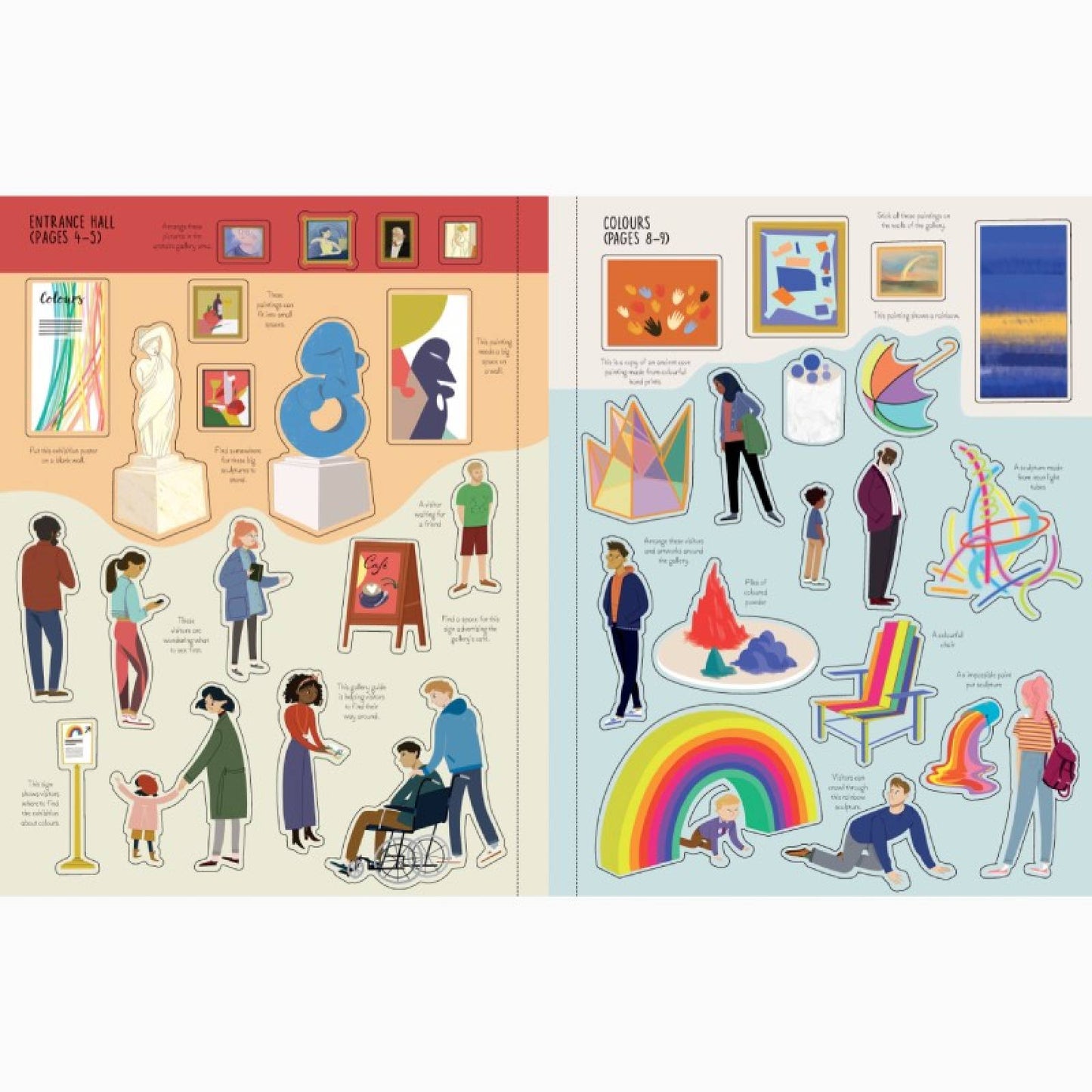 Art Gallery sticker book