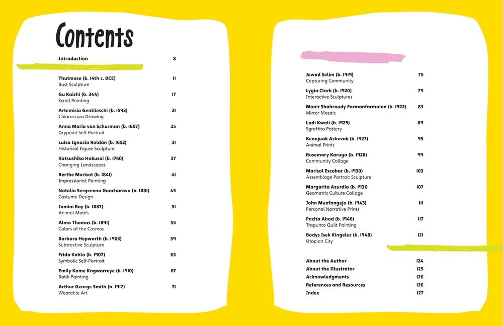 Be a creative changemaker: A kids' art activity book inspired by the amazing life stories of diverse artists from around the world