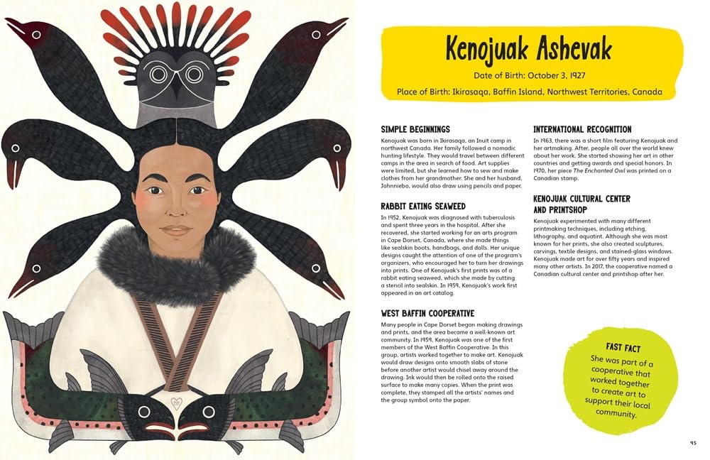 Be a creative changemaker: A kids' art activity book inspired by the amazing life stories of diverse artists from around the world