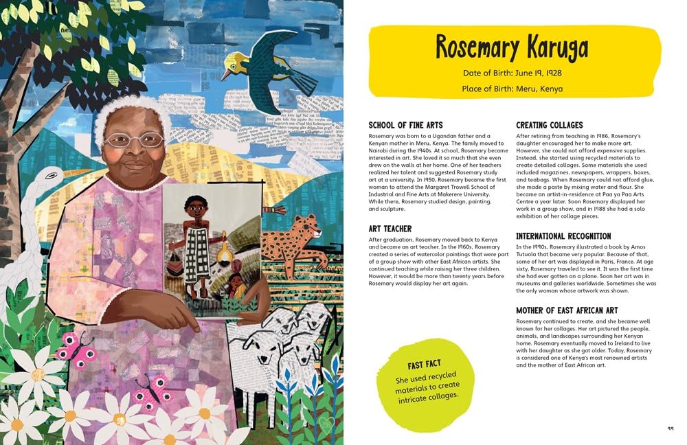 Be a creative changemaker: A kids' art activity book inspired by the amazing life stories of diverse artists from around the world