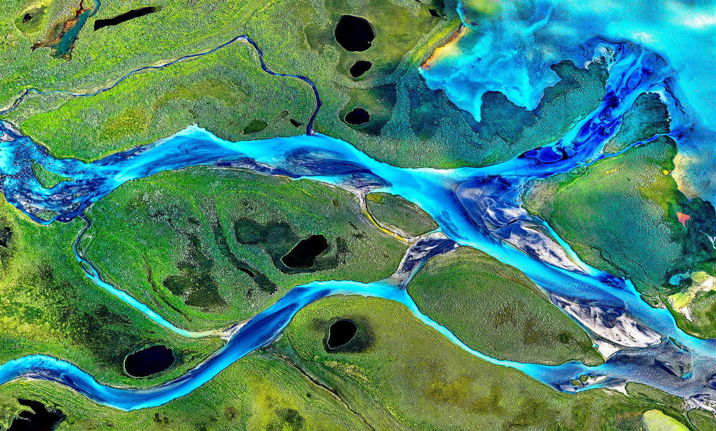 Stuart CHAPE: Blue rivers, Sweden