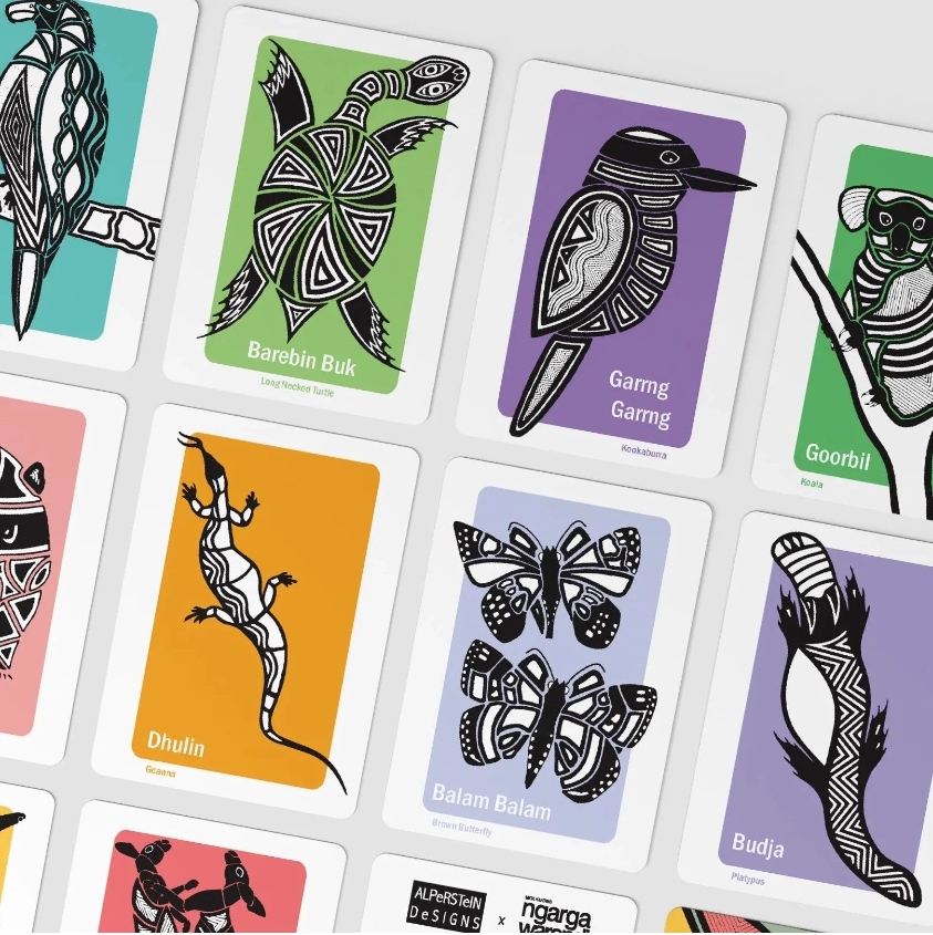 Ngarga Warendj- Dancing wombat memory card game