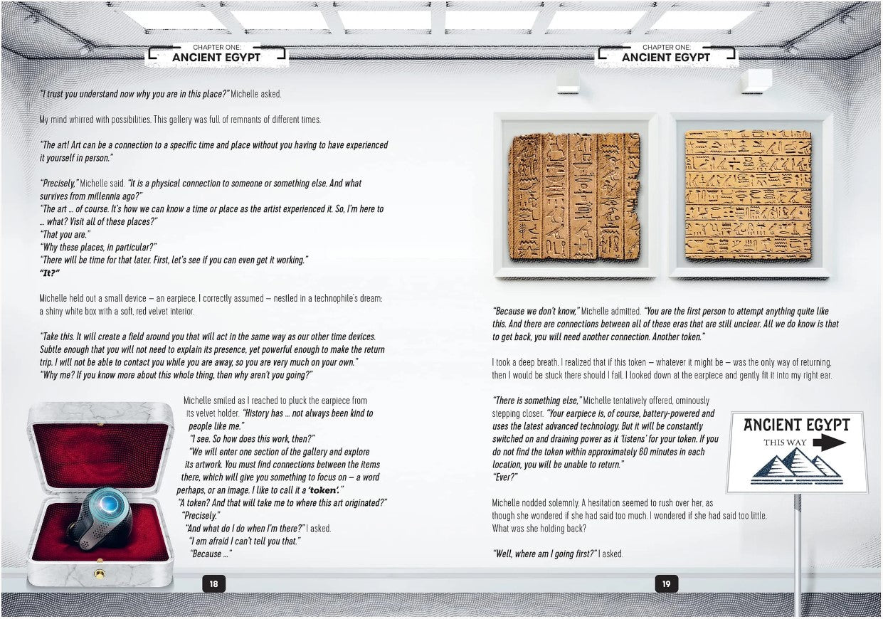 Escape from the Gallery: An entertaining art-based escape room puzzle experience