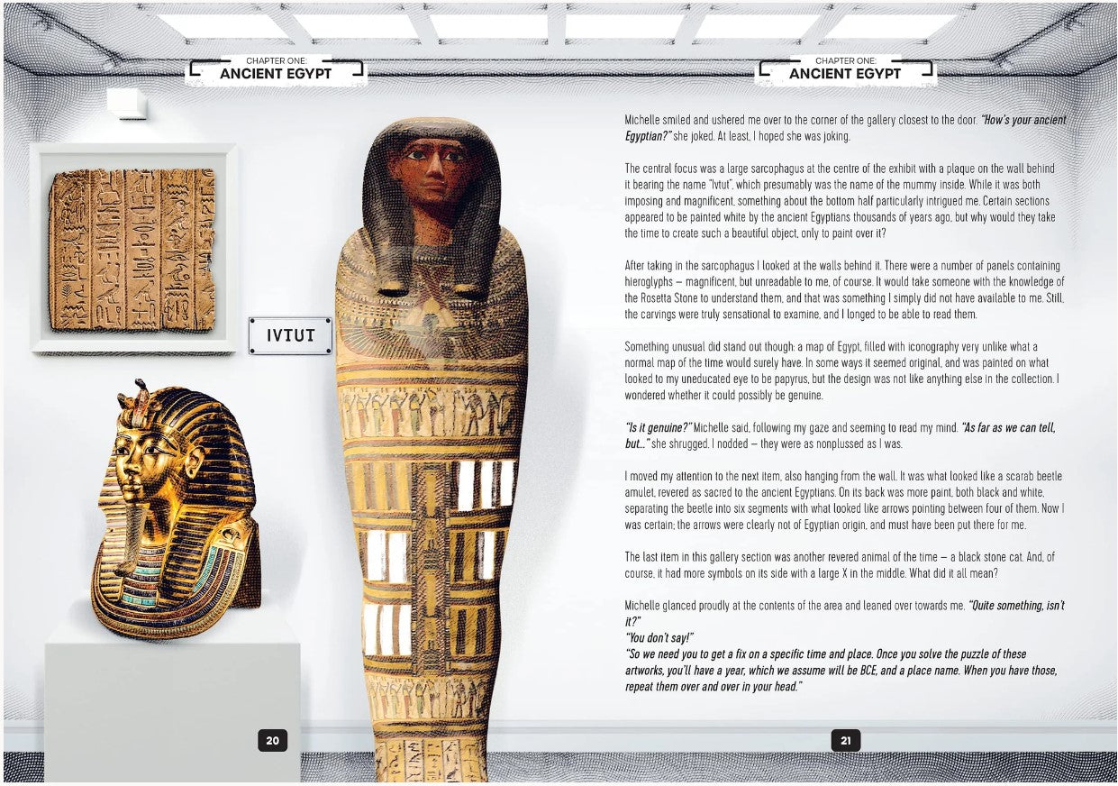 Escape from the Gallery: An entertaining art-based escape room puzzle experience