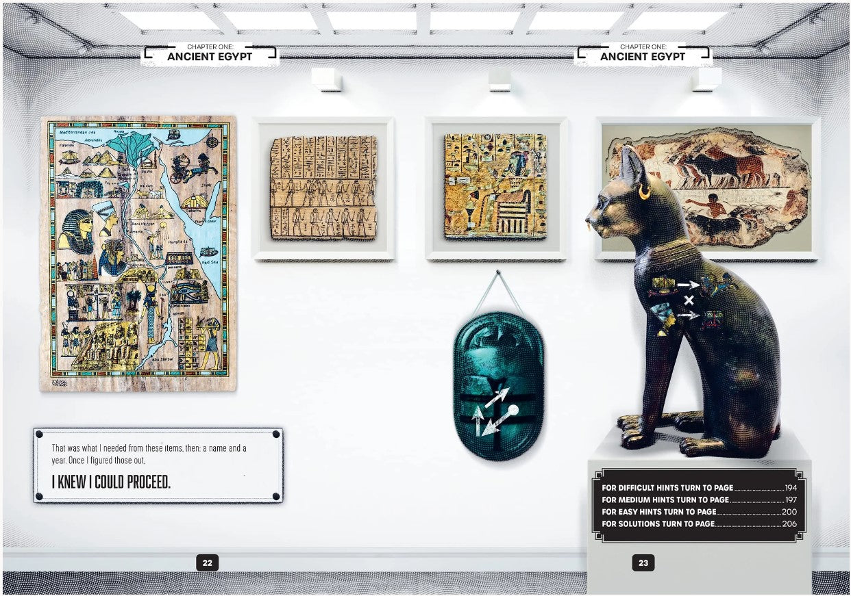 Escape from the Gallery: An entertaining art-based escape room puzzle experience