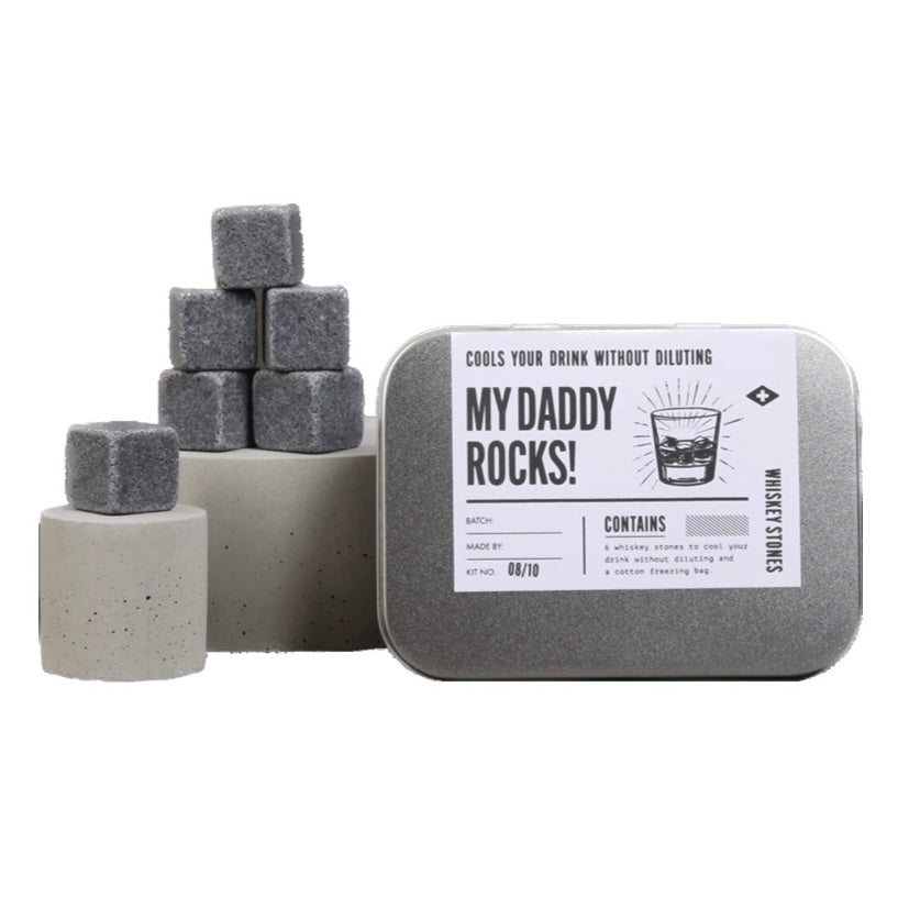 My daddy rocks whiskey stones