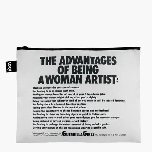 LOQI Guerrilla Girls Zip Pockets - Set of 3
