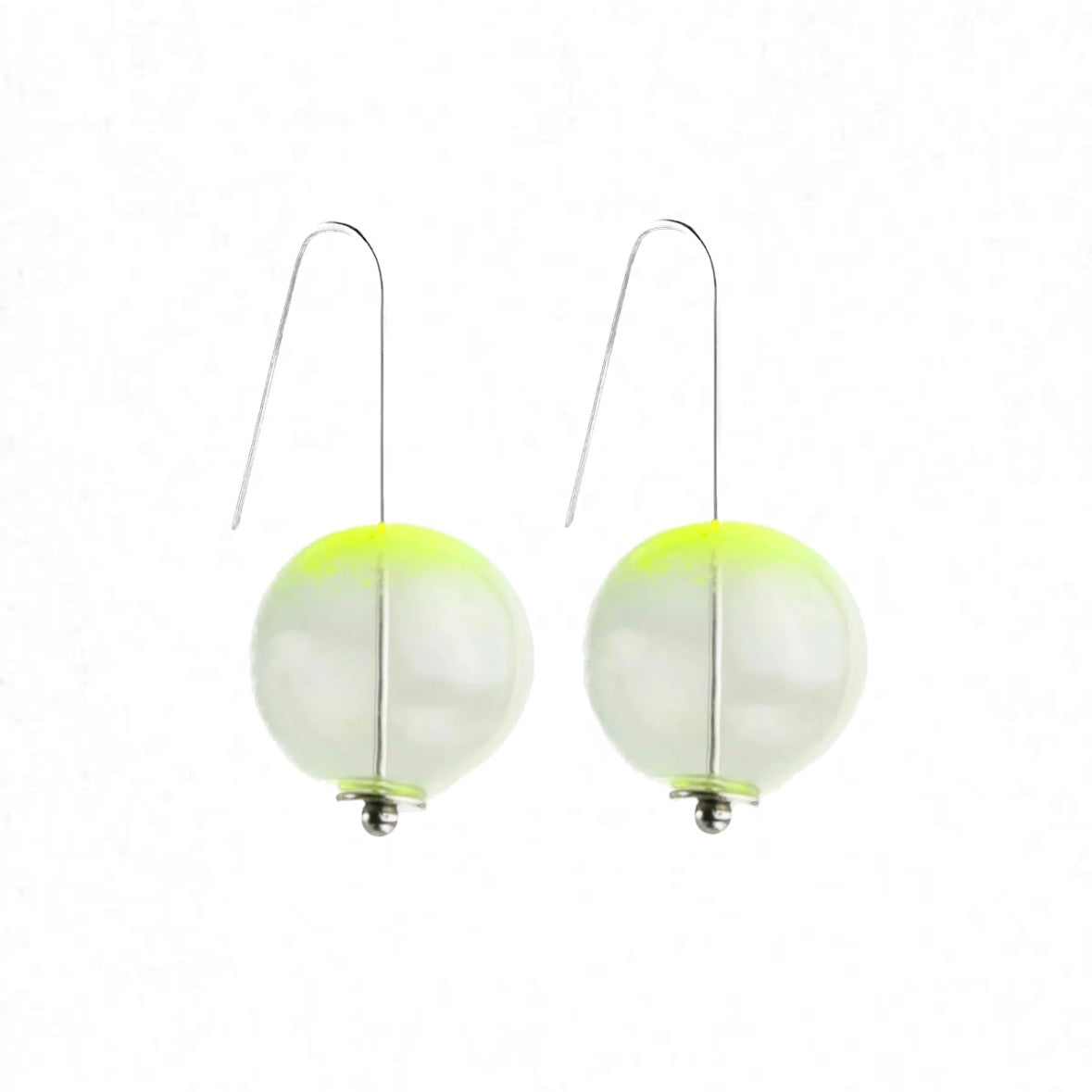 beuy - Small globe glass earrings- Citrus