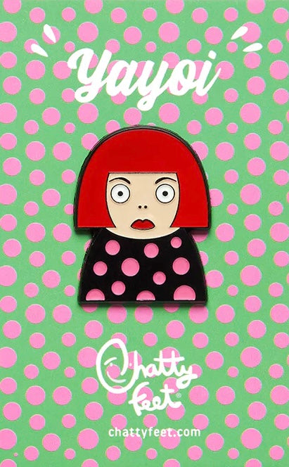 ChattyFeet - Yayoi Enamel Pin