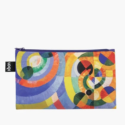 LOQI Delaunay Kandinsky & Mondrian Zip Pockets - Set of 3