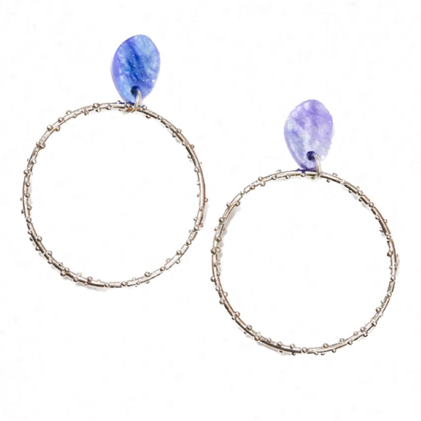 Martha Jean- Neptune Hoop Earrings