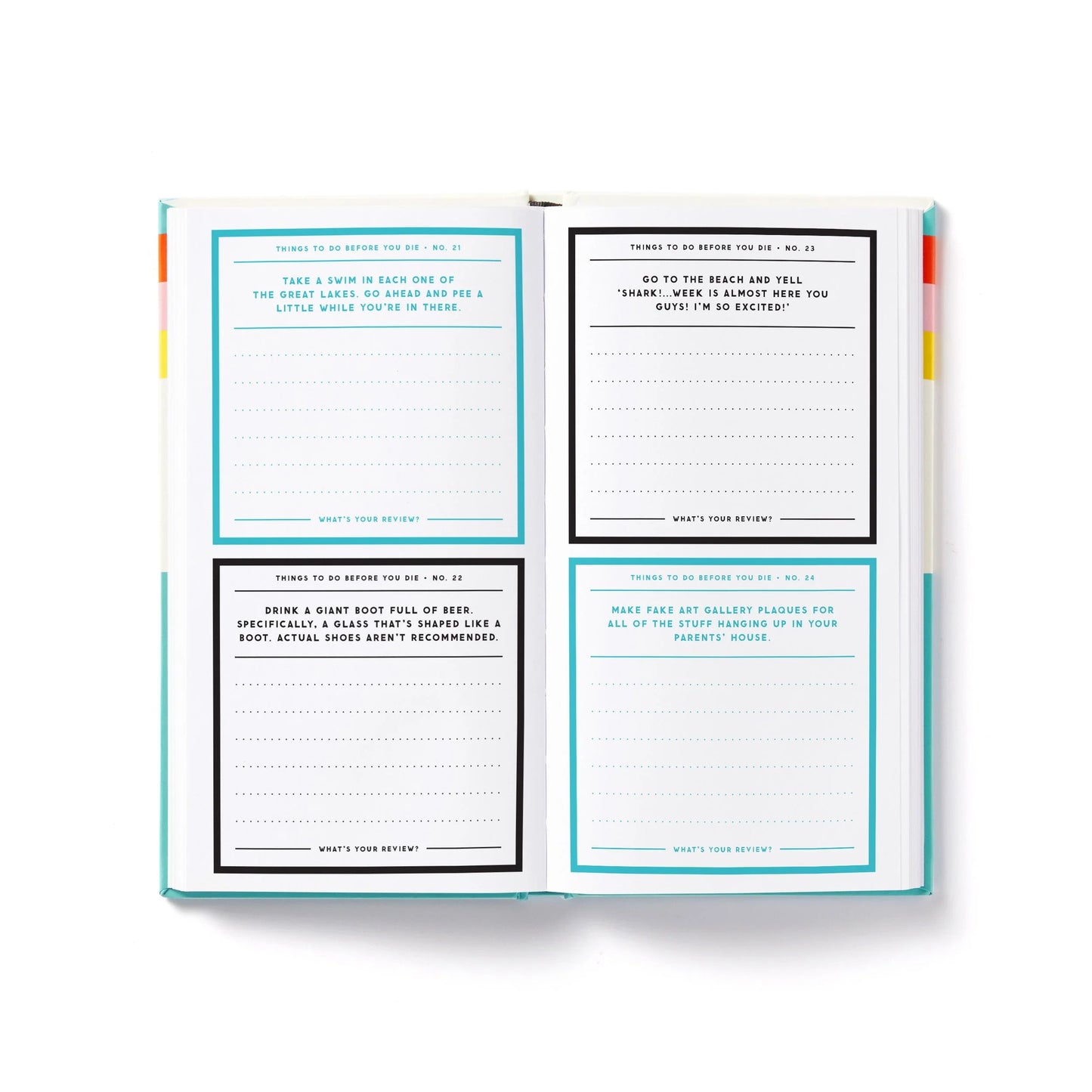 Prompted Journal - A million things before you die