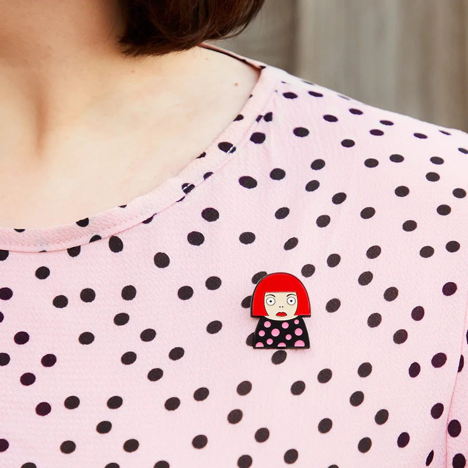 ChattyFeet - Yayoi Enamel Pin