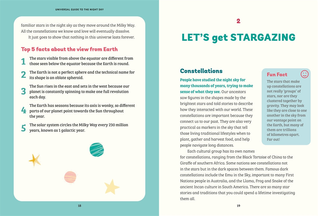 Universal guide to the night sky