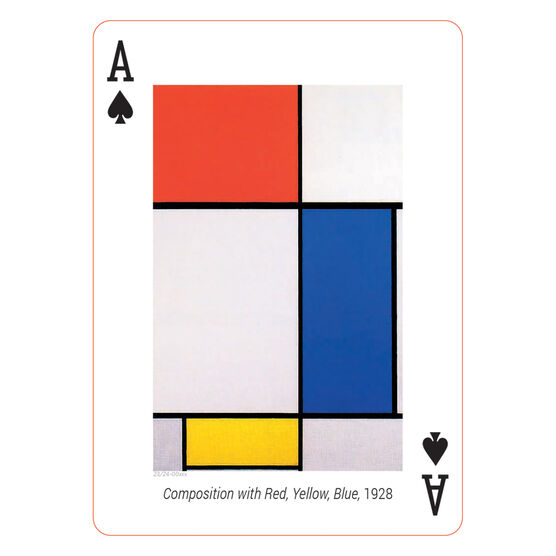 Mondrian playing cards
