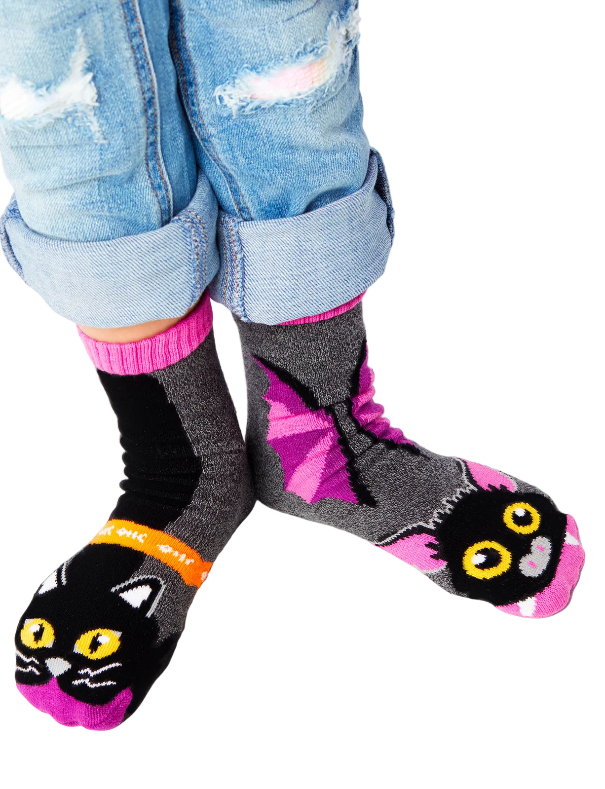 Pals Socks - Bat and Black cat