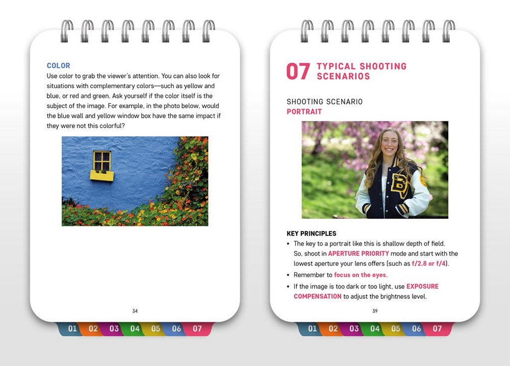 Photography 101, pocket guide: exposure basics, camera settings, lens info, composition tips, and shooting scenarios
