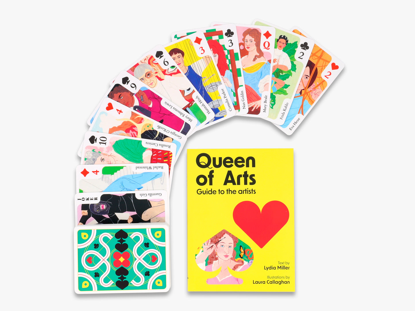 Queen of Arts - women artists book and playing cards
