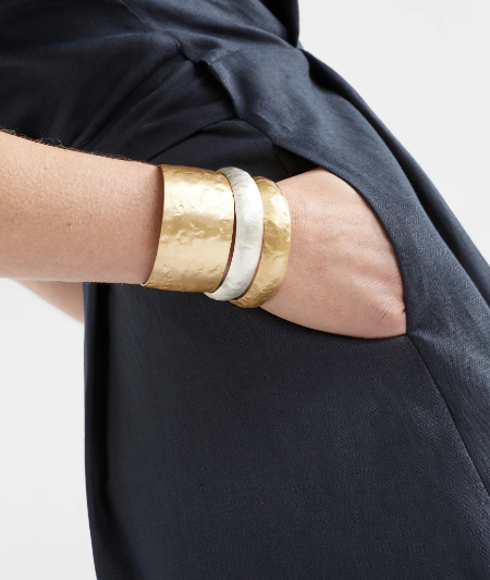 Gild thin cuff bangle - Gold