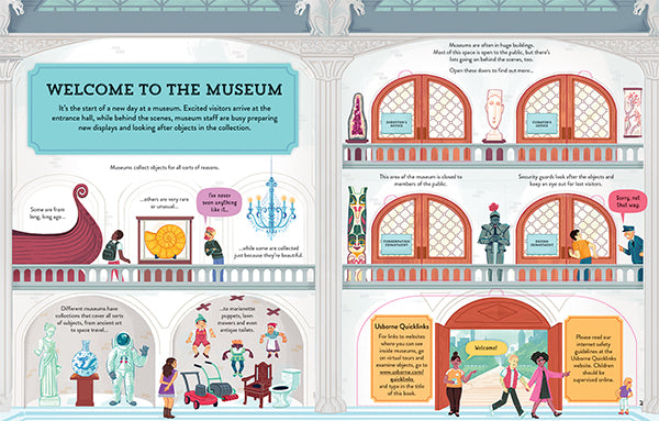 See inside a museum