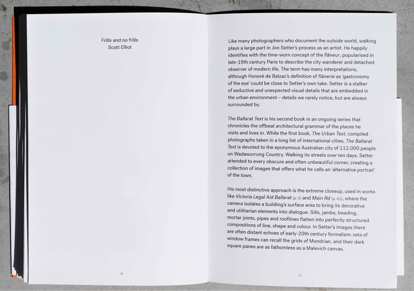 Jon Setter: The Ballarat Text