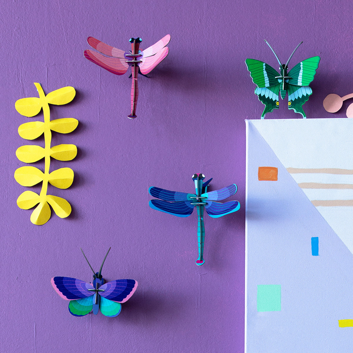 Studio Roof wall art - Butterflies (B7) Blue Copper