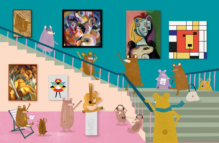 A day at the gallery by Nia Gould