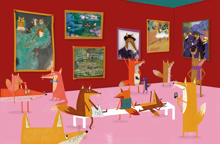 A day at the gallery by Nia Gould