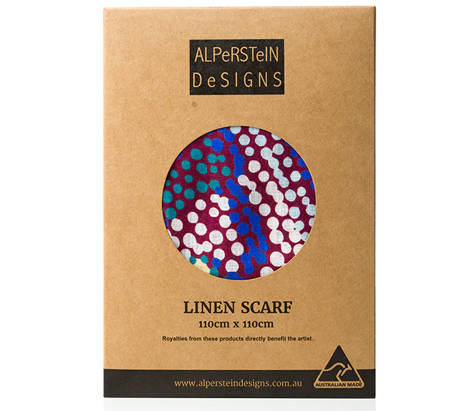 Elaine Lane M Linen Scarf