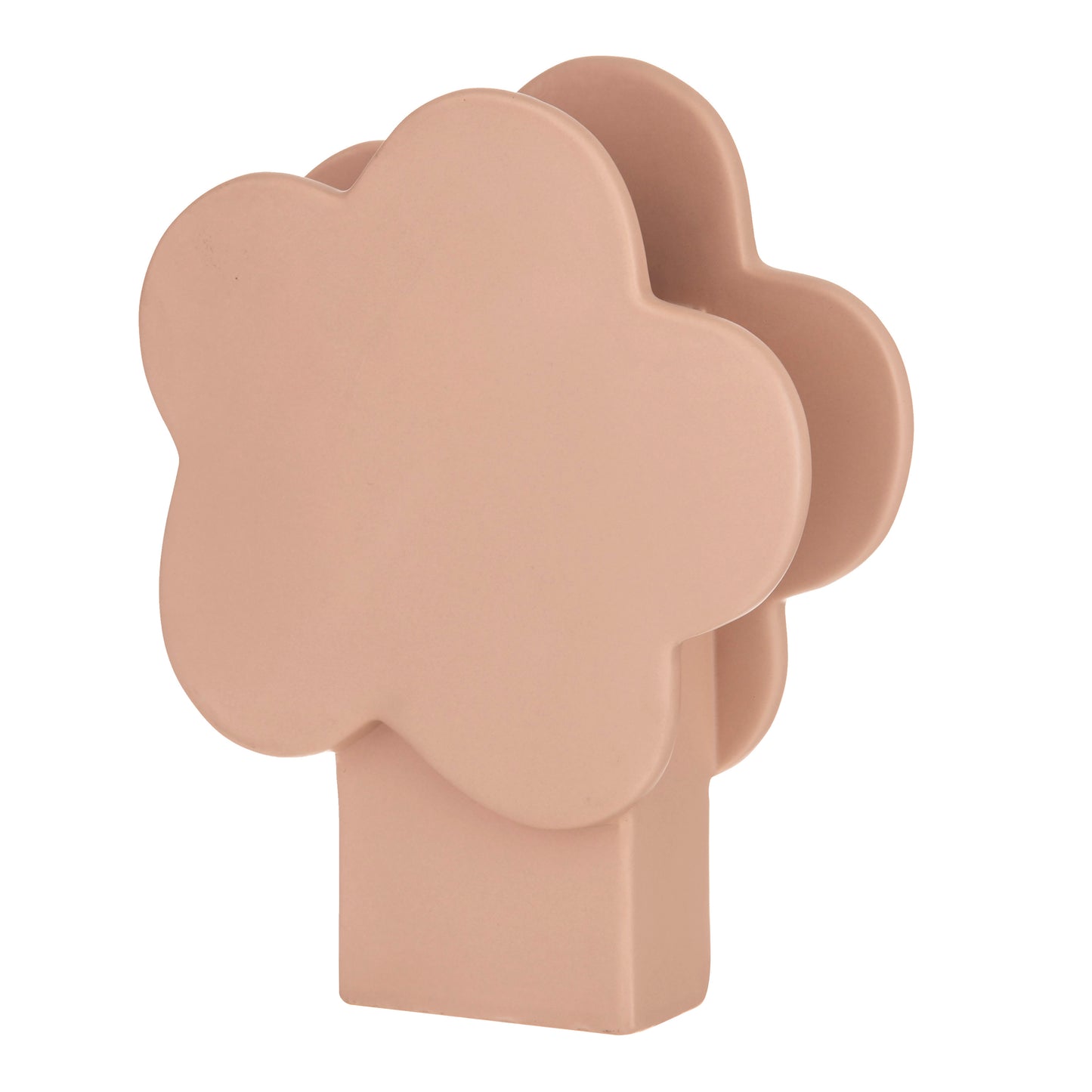Flower burst vase pale pink