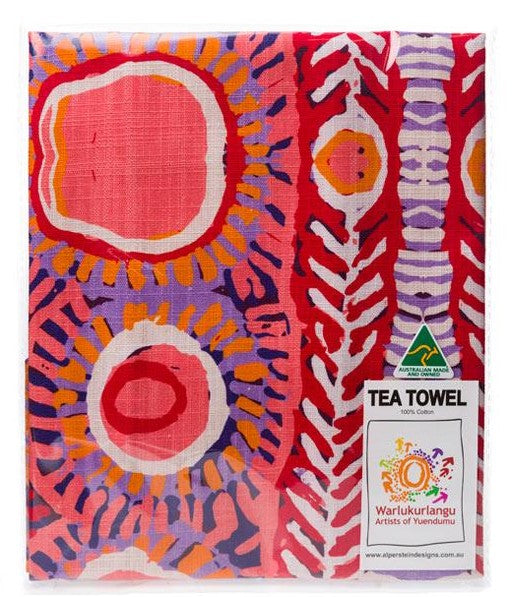 Murdie Morris - Tea towel red