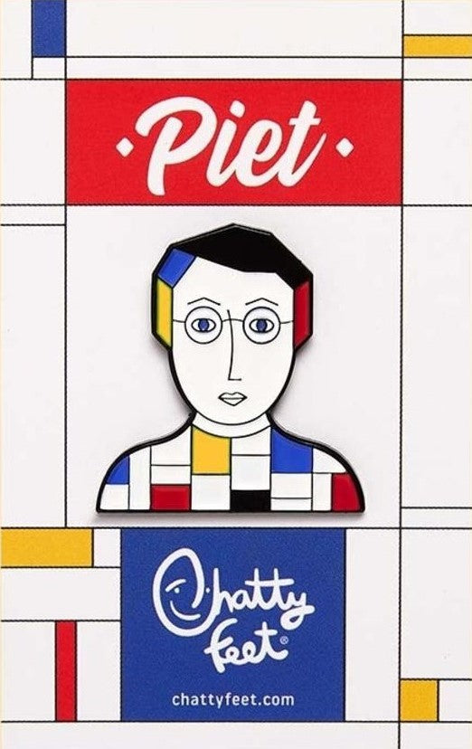 ChattyFeet - Piet enamel pin