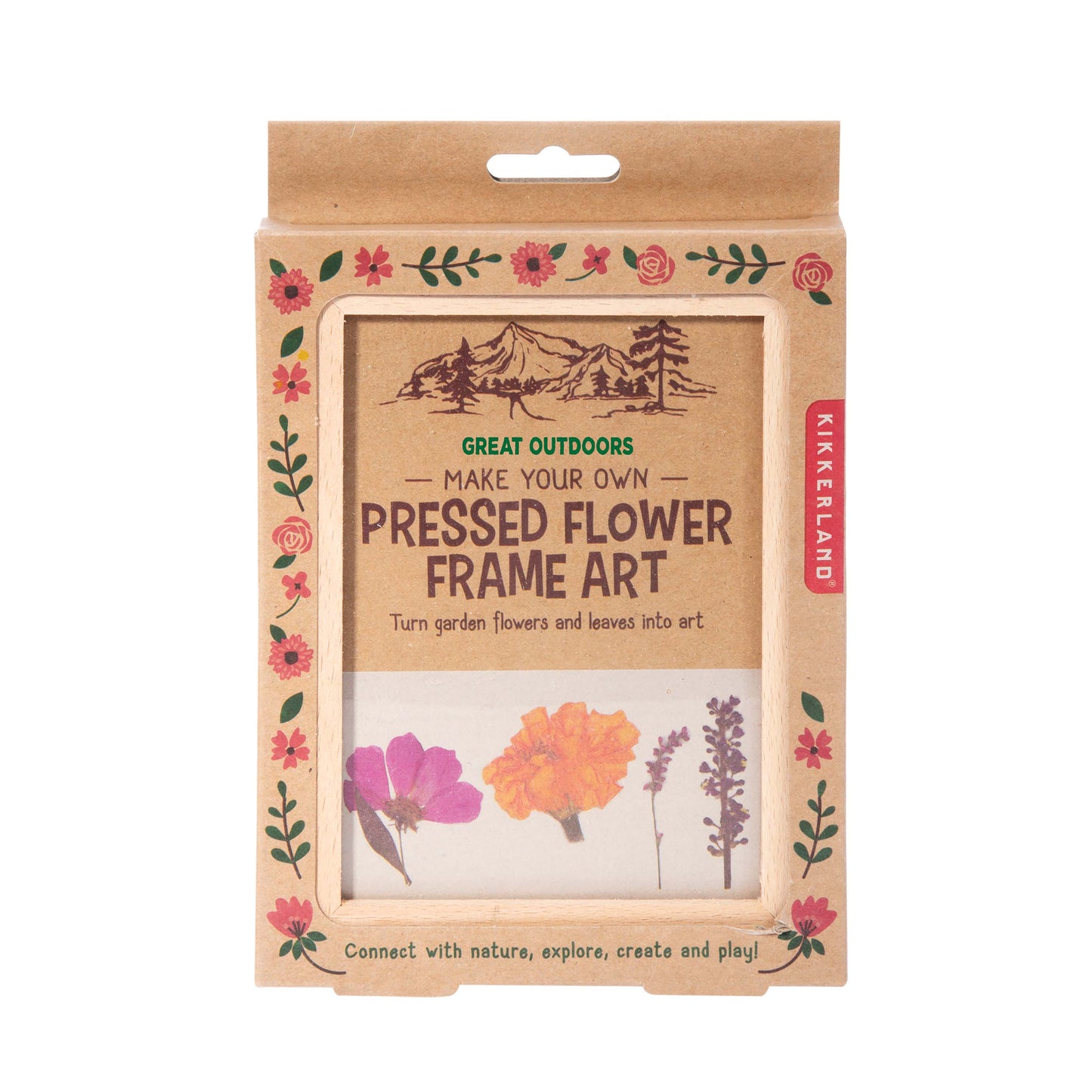 Pressed flower frame art