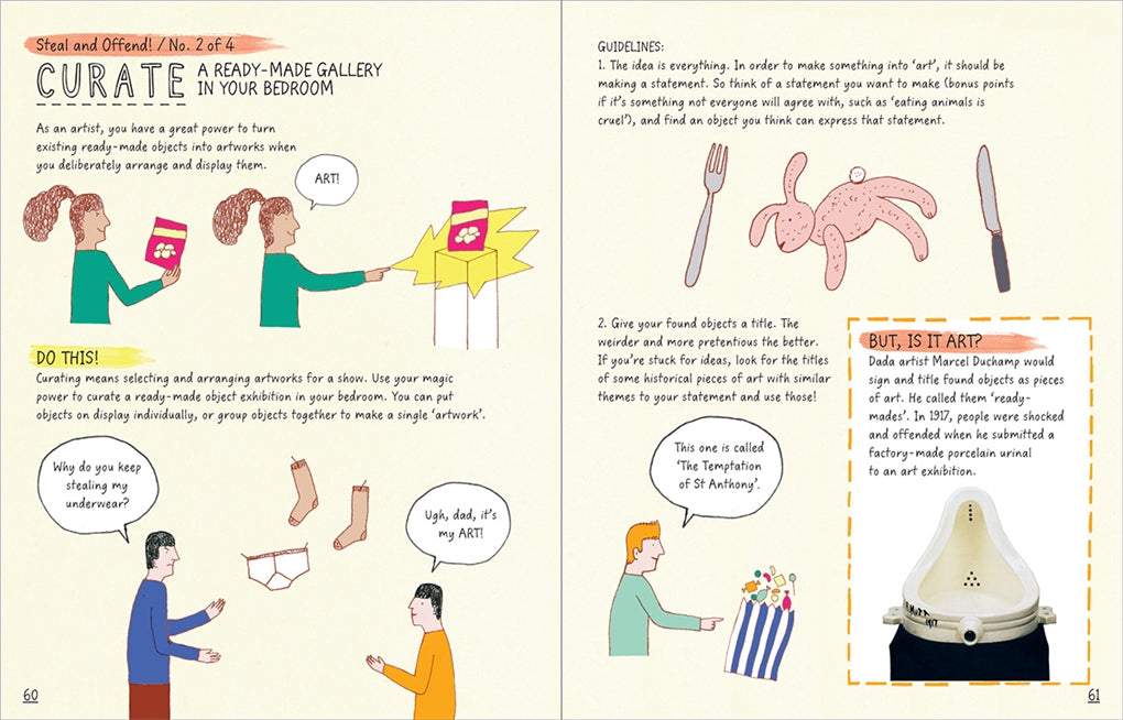 This book thinks you're an artist
