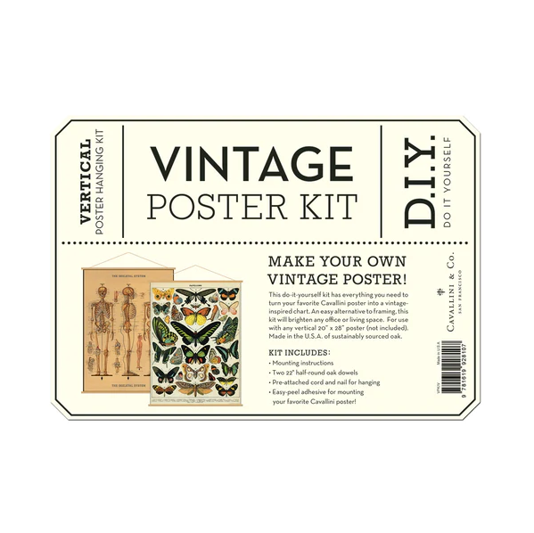 Cavallini - Vertical vintage poster kit