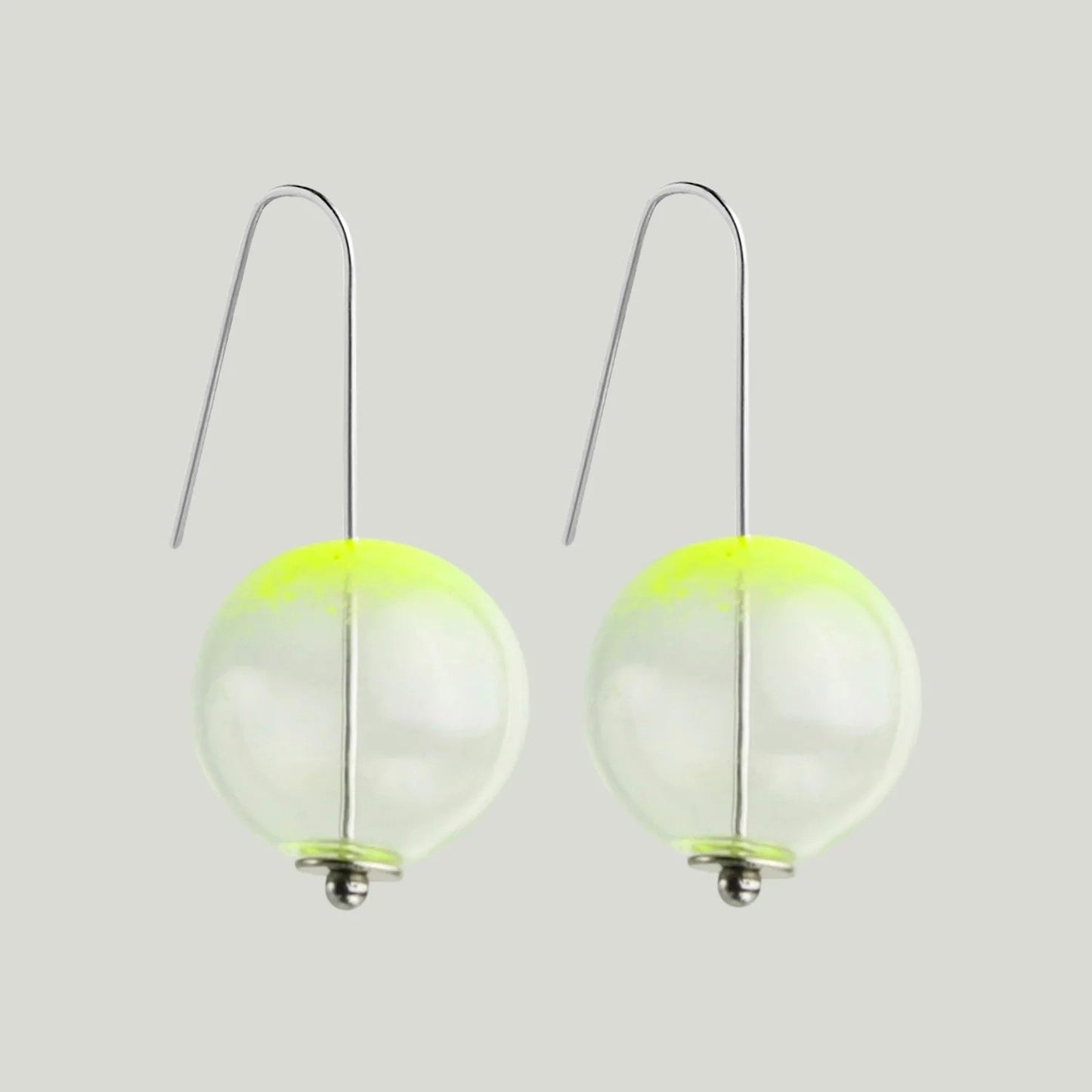 beuy - Small globe glass earrings- Citrus