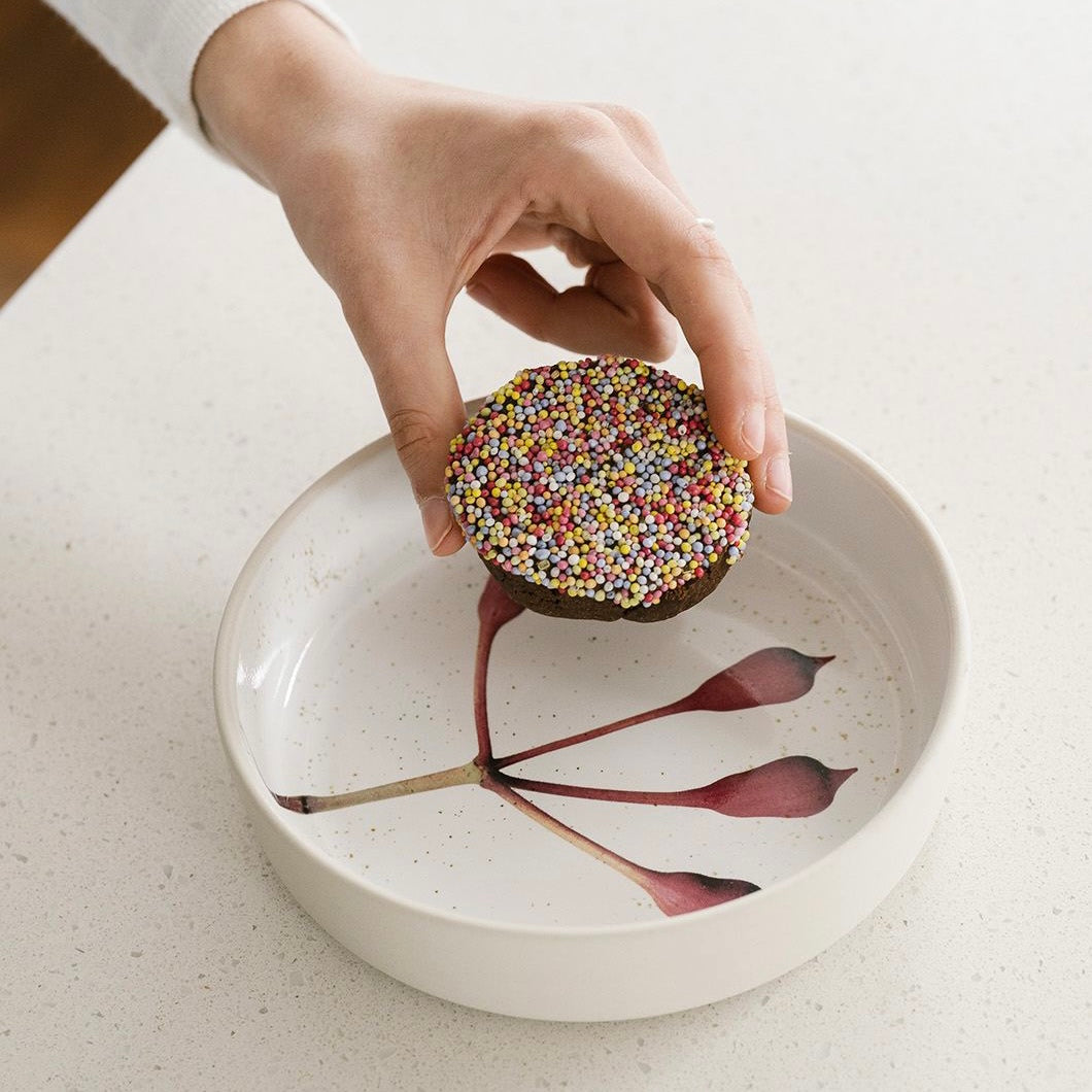 Angus & Celeste - Pink eucalyptus bowl