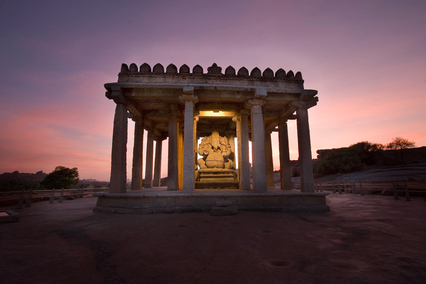 John GOLLINGS: Small Ganesh, Hampi, India