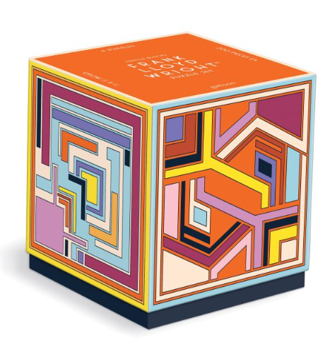 Frank Lloyd Wright Block Puzzle - Set of 4