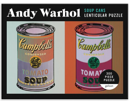 Andy Warhol Soup Can Lenticular Puzzle - 300Pc