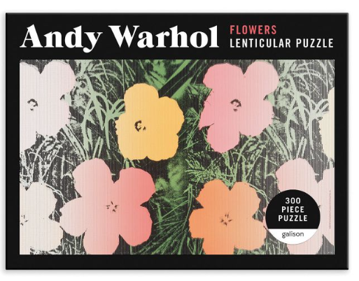 Andy Warhol Flowers Lenticular Puzzle - 300Pc