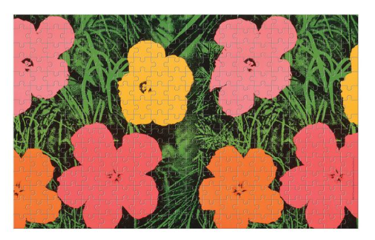 Andy Warhol Flowers Lenticular Puzzle - 300Pc