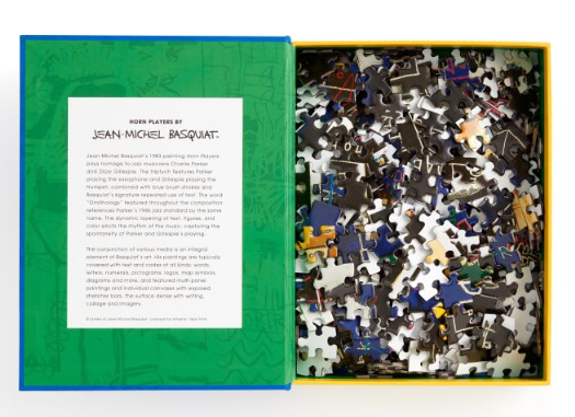 Jean-Michel Basquiat: Horn Players Book Puzzle - 500pc