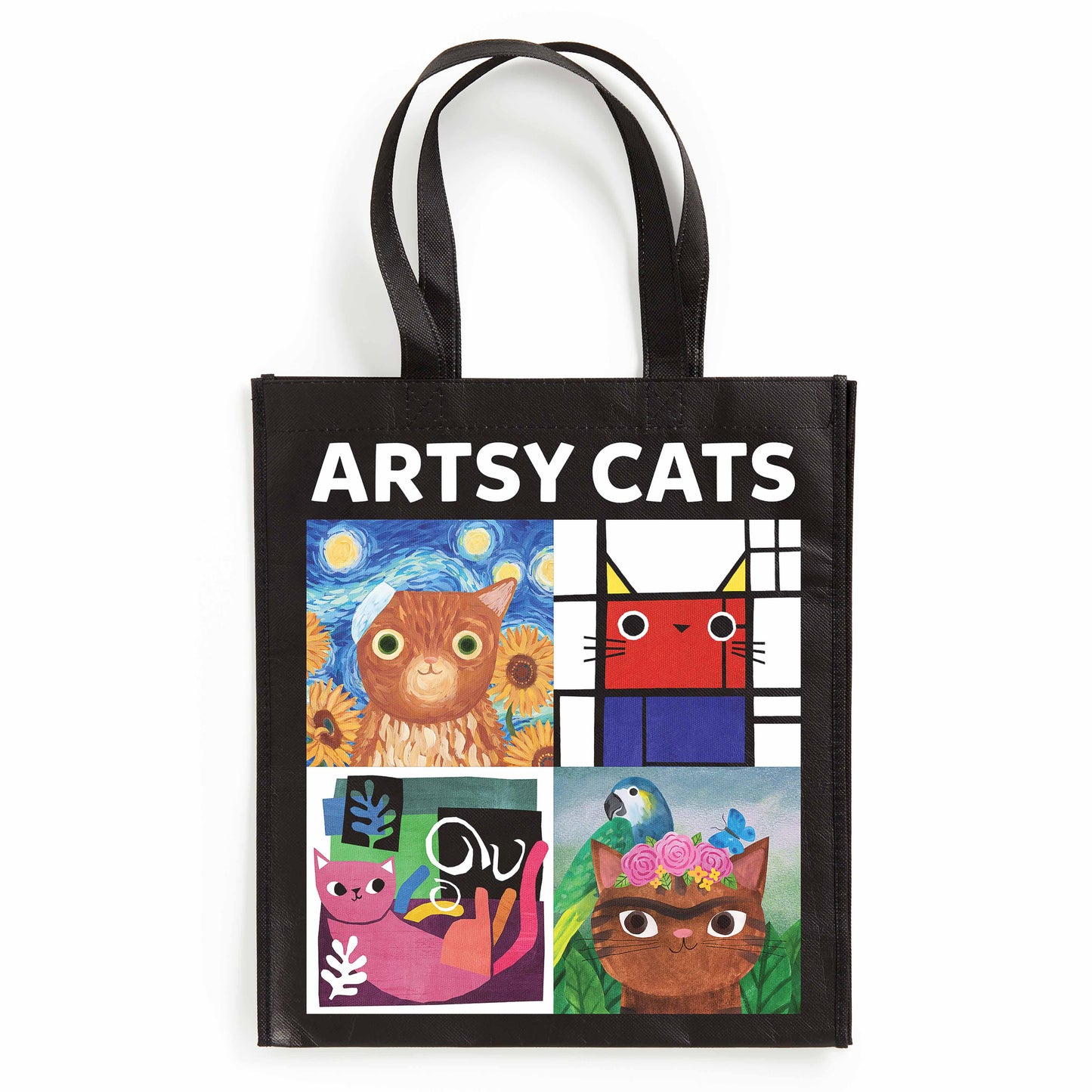 Artsy Cats reusable shopping bag