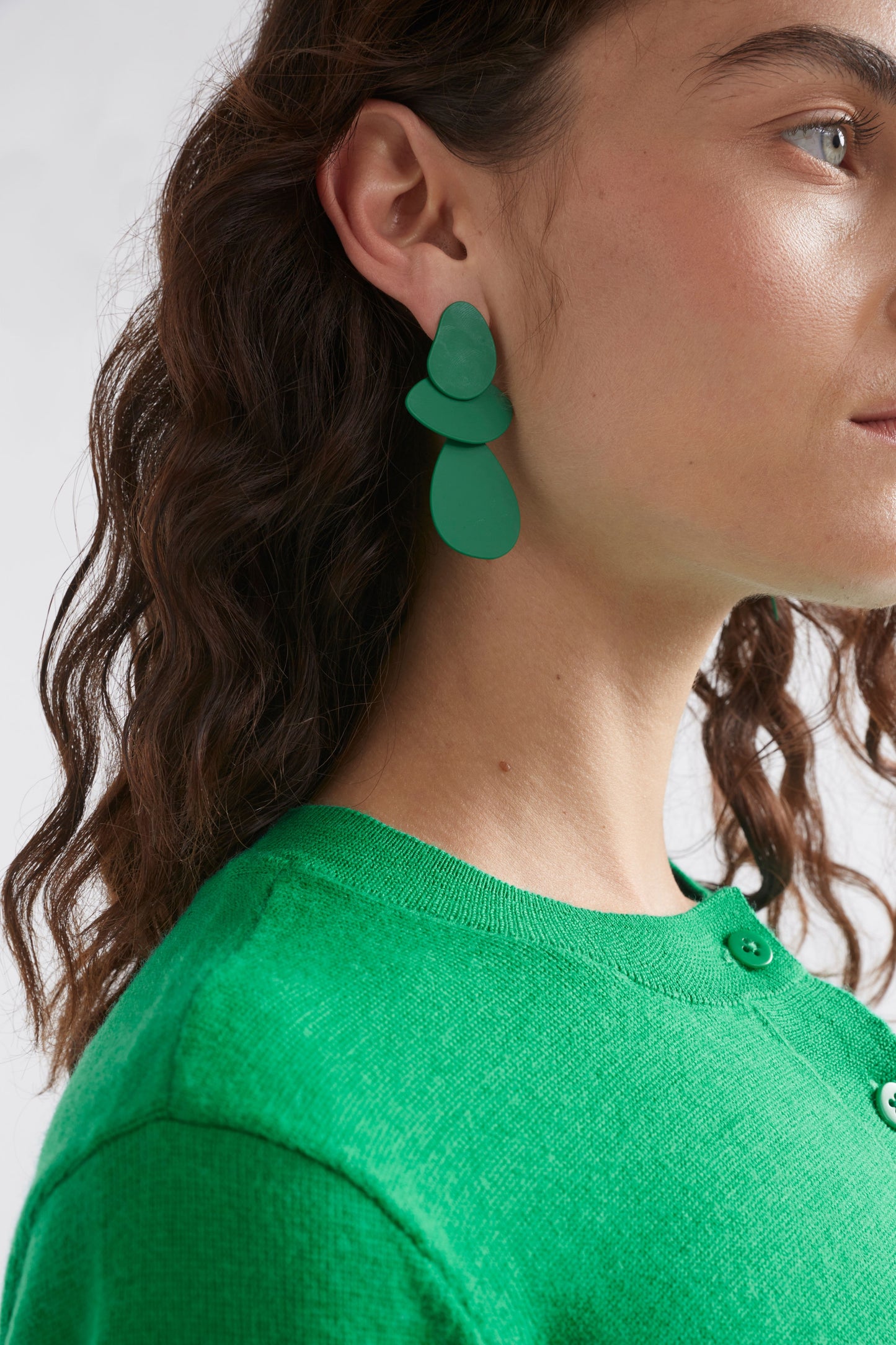 Elk The Label - Green Sammi drop earrings