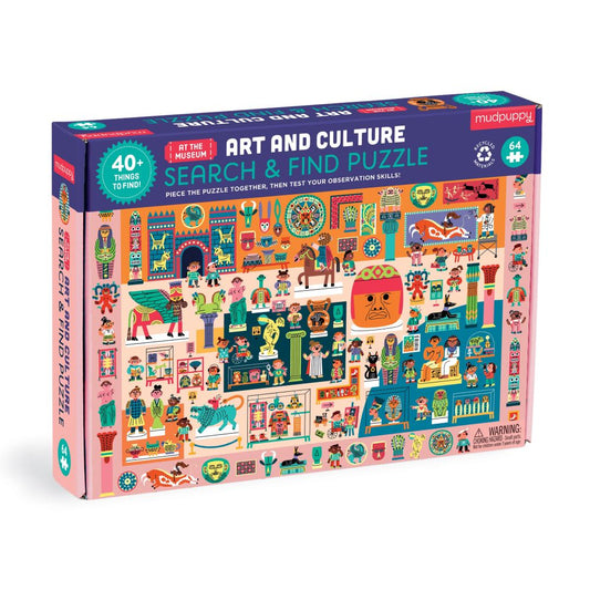 Art & Culture - 64 Pc search & find puzzle