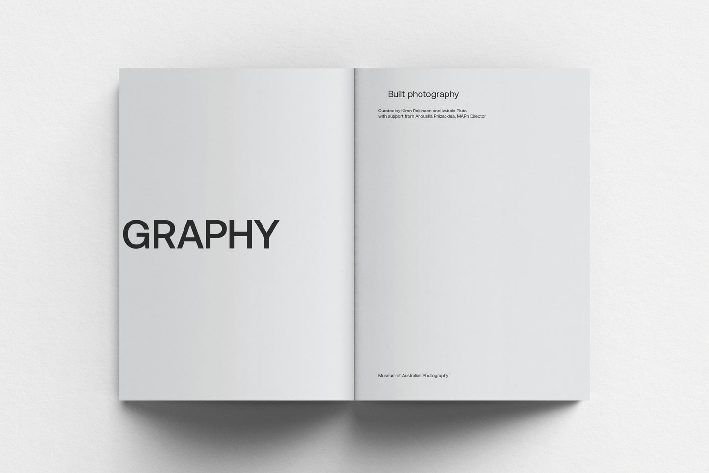 Built Photography + Hollow catalogue